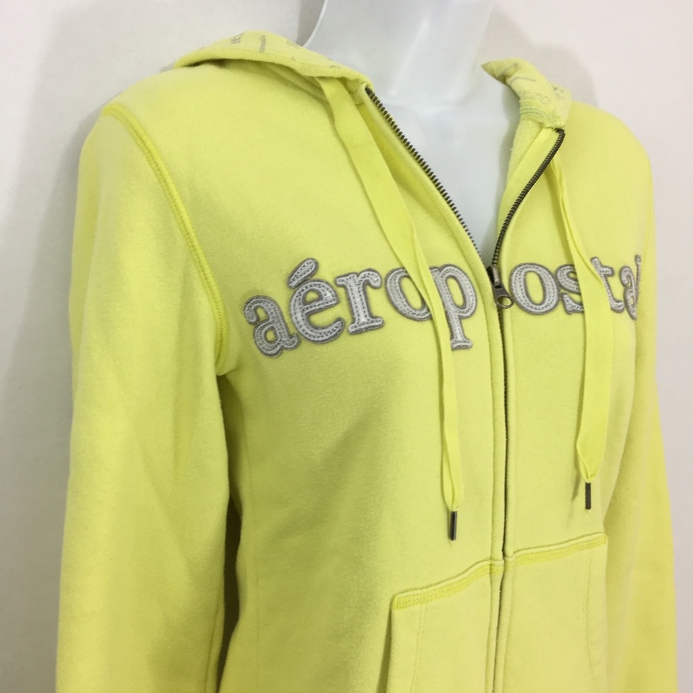 Aeropostale Neon Yellow Jacket - Small